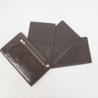 Louis Vuitton Monogram Glace Leather Hoist Long Wallet M66450 Cafe