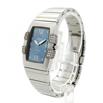 Omega Constellation Quadrella 1586.72 Blue Dial