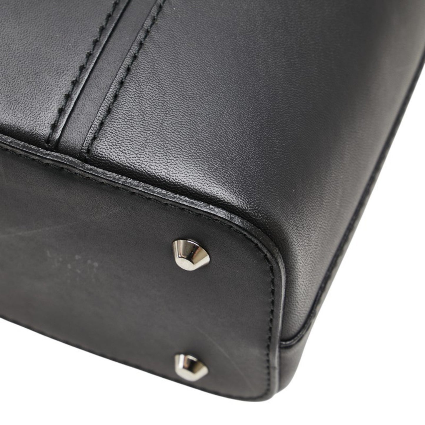 Burberry Nova Check Logo Handbag In Black Leather