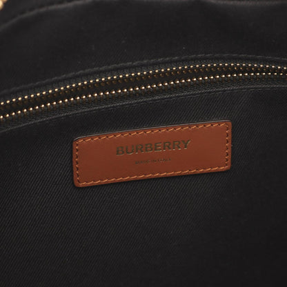 Burberry Tb Monogram Shoulder Bag Coated Canvas Leather