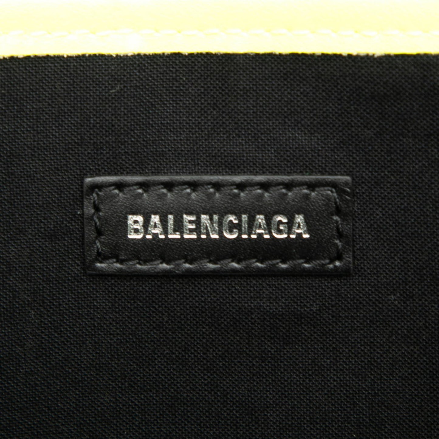 Balenciaga Navy Cabas M Handbag 581292 Beige