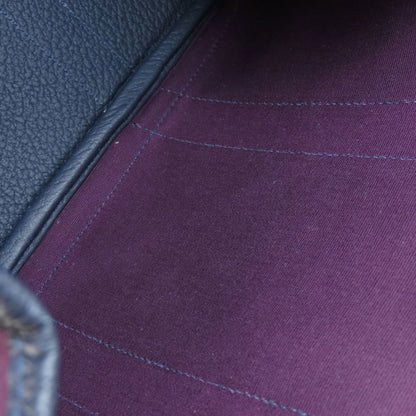 Hermes Garden Tpm Purple Handbag Canvas