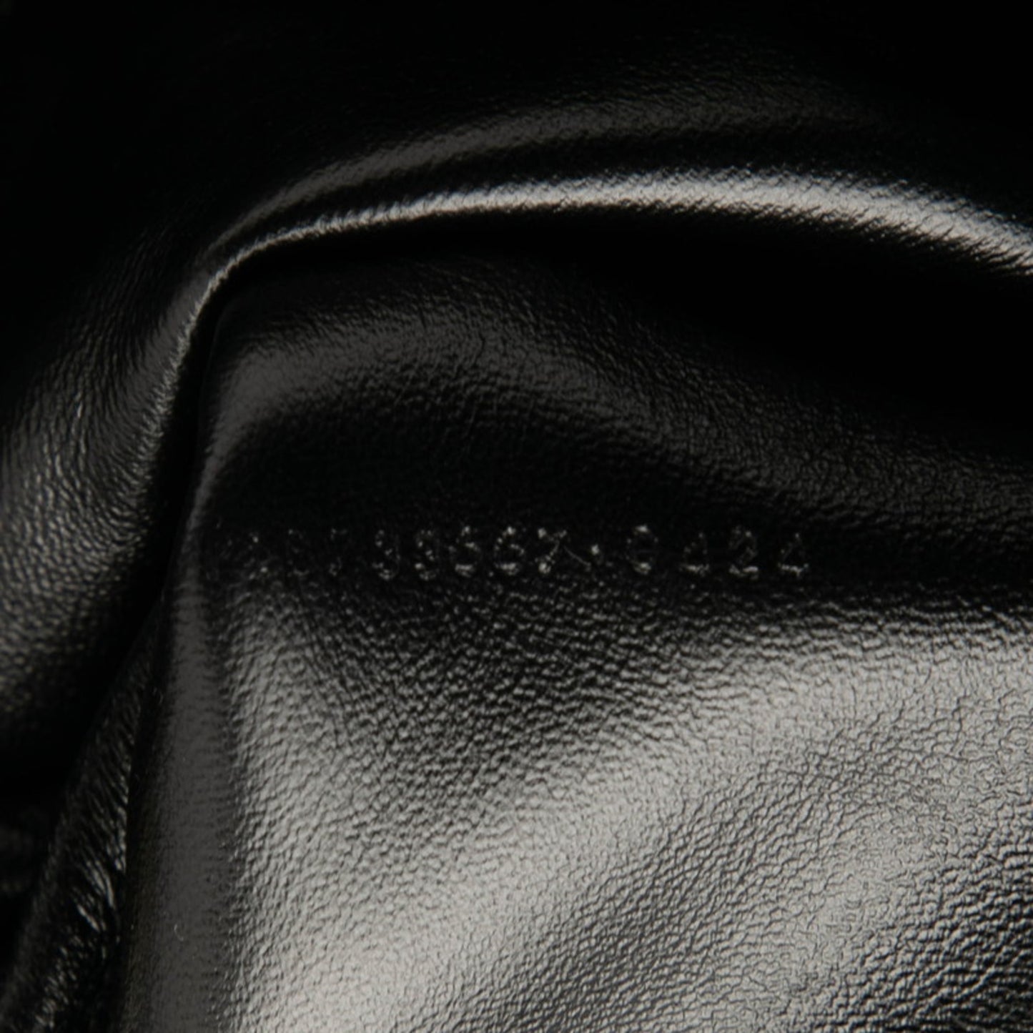 Saint Laurent Ysl Logo Gaby Shoulder Bag 733667 Black Leather