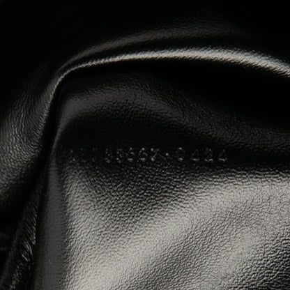 Saint Laurent Ysl Logo Gaby Shoulder Bag 733667 Black Leather