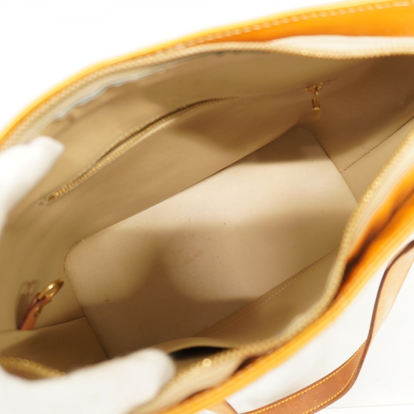 Louis Vuitton Vernis Houston Tote Bag M91004 Beige