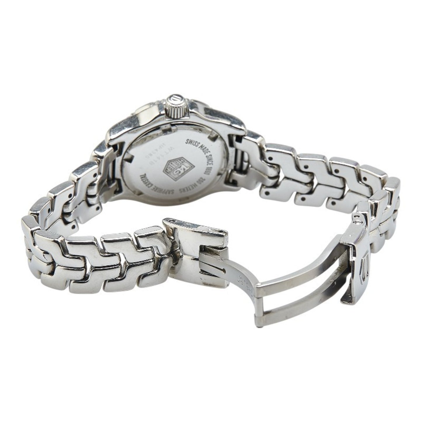 Tag Heuer Link Watch Wt141B Quartz Purple Dial Stainless Steel