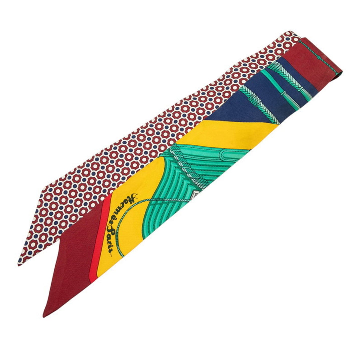 Hermes Herms Twilly Clic Clac Modern Cannage Scarf