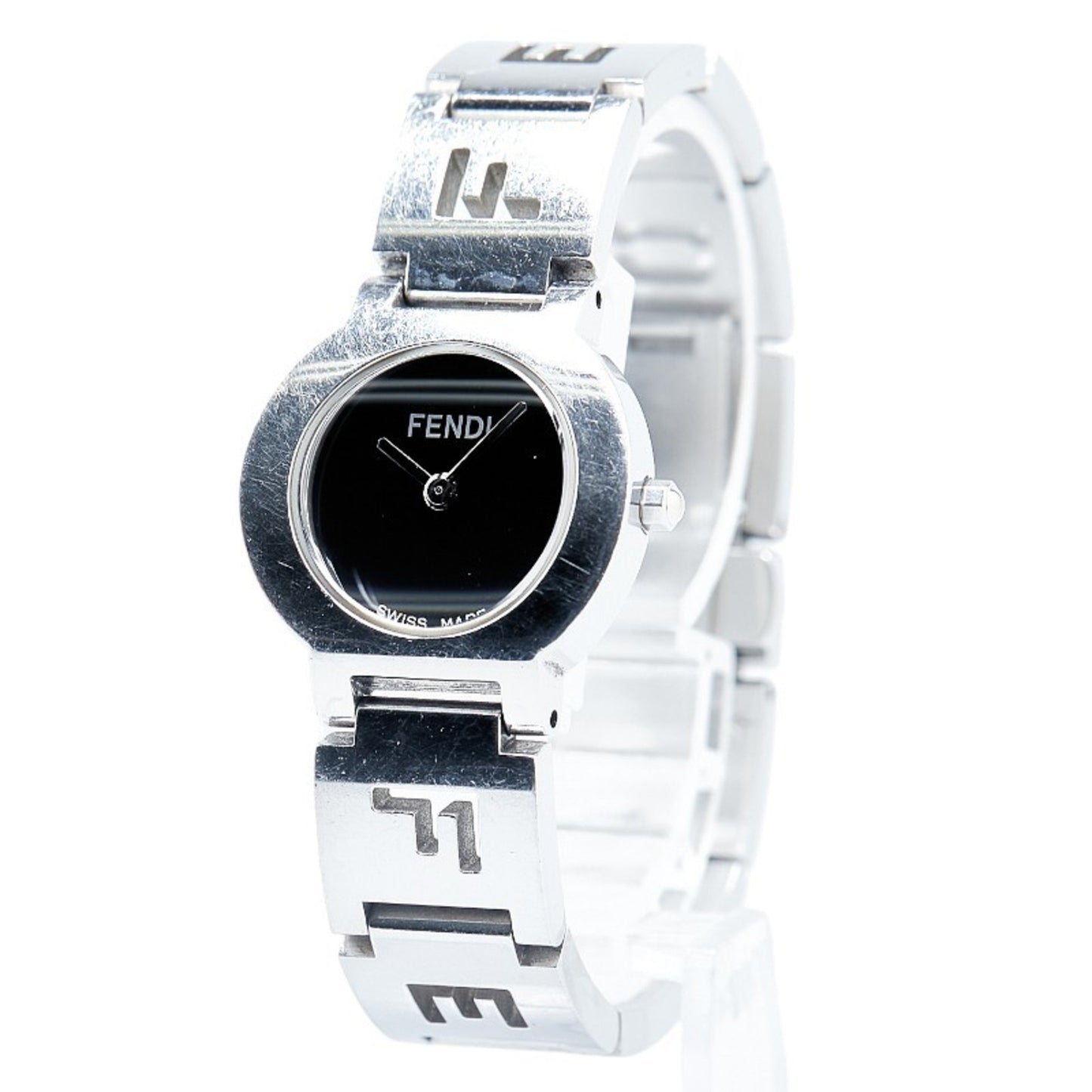 Fendi Watch 3050L Quartz Black Dial Stainless Steel