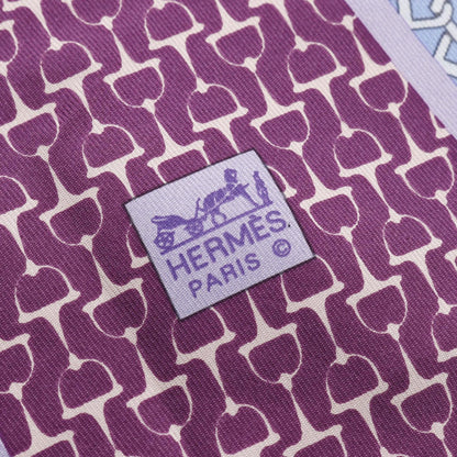 Hermes Herms Petit Carre 45 (Carre En Cravates) Silk Scarf