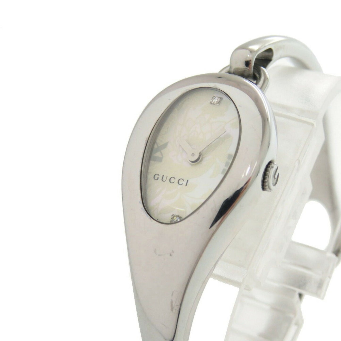 Gucci Horsebit 103 Watch With 2 Diamonds