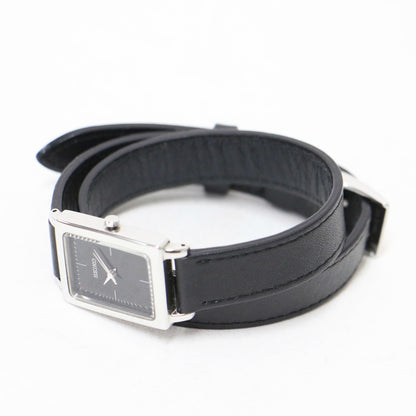 Seiko Ap Studio X Hirob Exclusive Women'S Square Watch With Leather And Double Strap