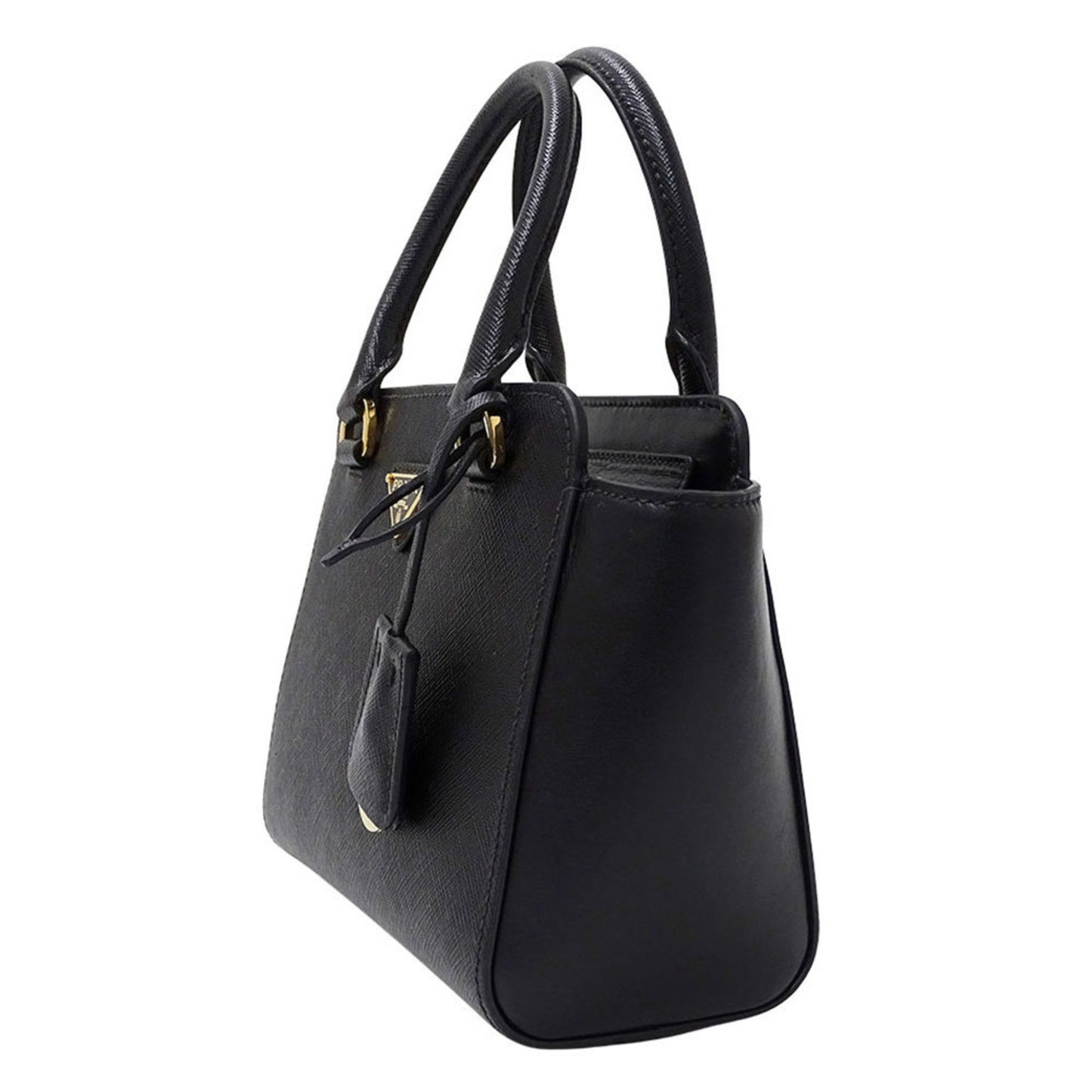 Prada Prada Women'S Saffiano Black Handbag/Shoulder Bag (1Ba380) - 2-Way Mini Bag