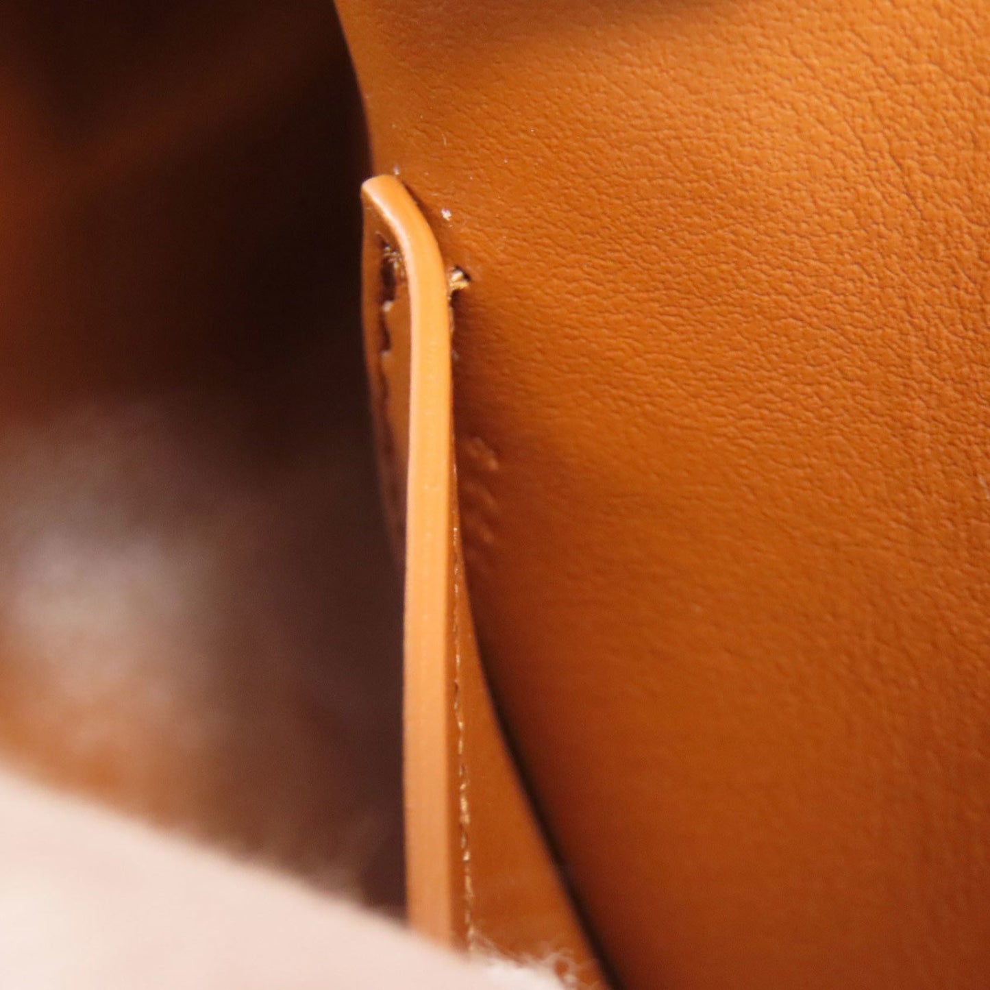 Celine Cadena Motif Shoulder Bag In Calf Leather