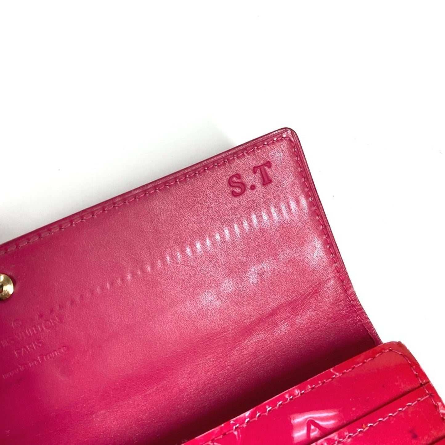 Louis Vuitton M93633 Monogram Vernis Portefeuille Sarah Long Wallet