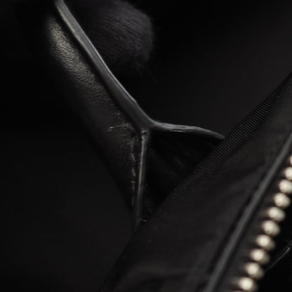 Prada Tessuto + Soft Calf Tote Bag Nylon Leather