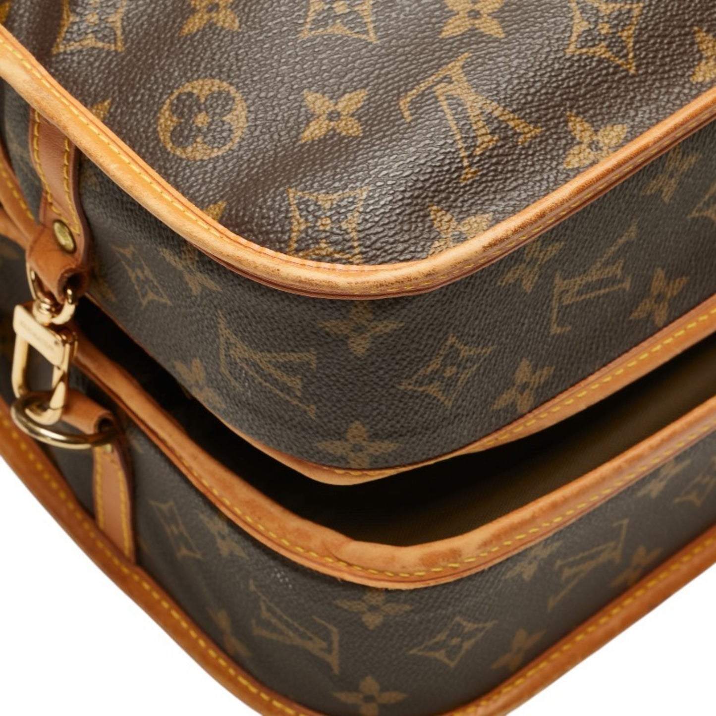 Louis Vuitton Monogram Portable Cabin Garment Case Shoulder Bag M23420 Brown Leather