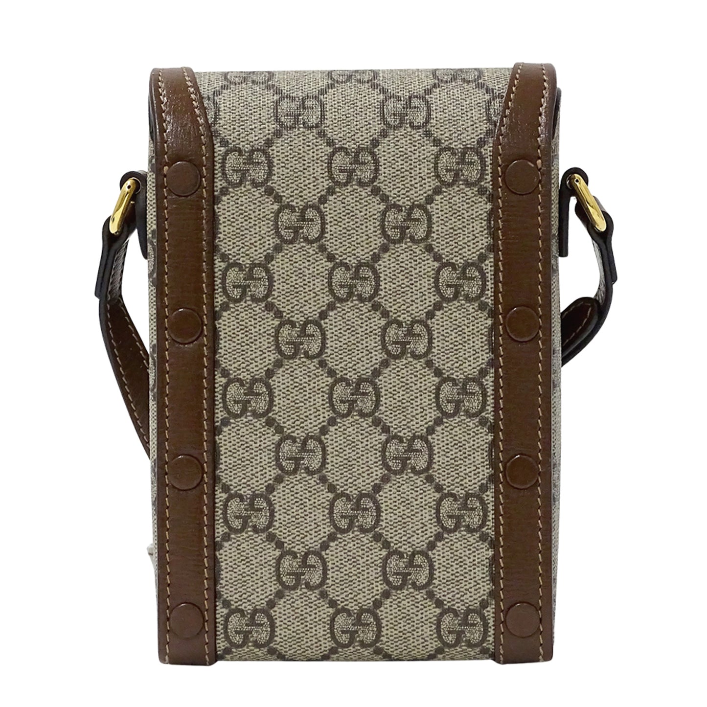 Gucci Gg Supreme Horsebit 1955 Mini Bag (625615) - Women'S Shoulder Pouch