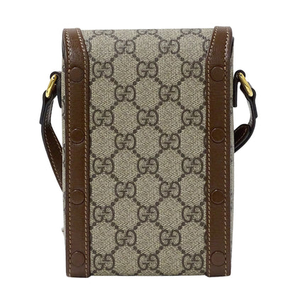 Gucci Gg Supreme Horsebit 1955 Mini Bag (625615) - Women'S Shoulder Pouch