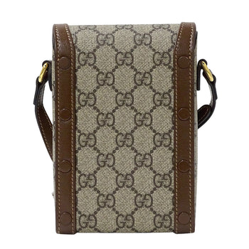 Gucci Gg Supreme Horsebit 1955 Mini Bag (625615) - Women'S Shoulder Pouch