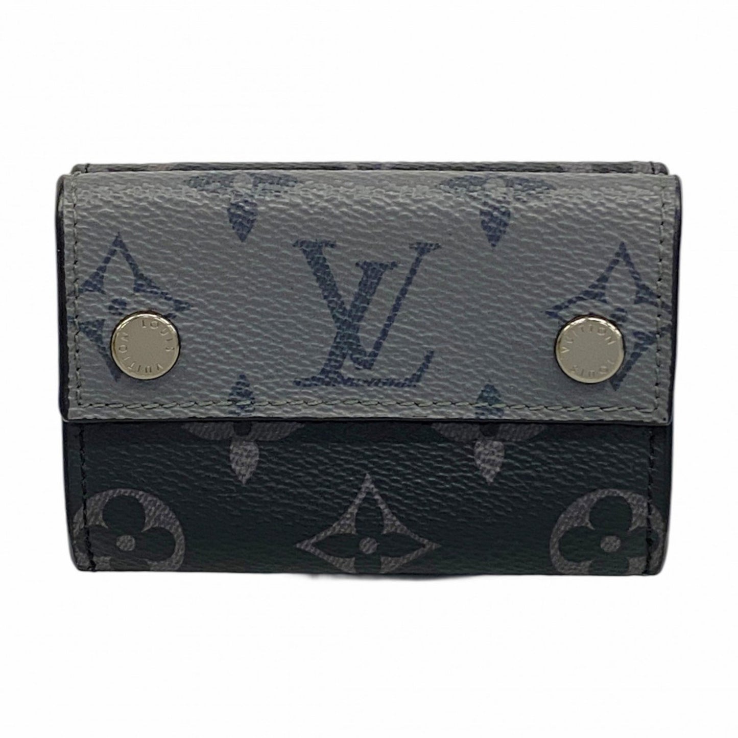 Louis Vuitton Monogram Eclipse Reverse Discovery Compact Wallet M45417