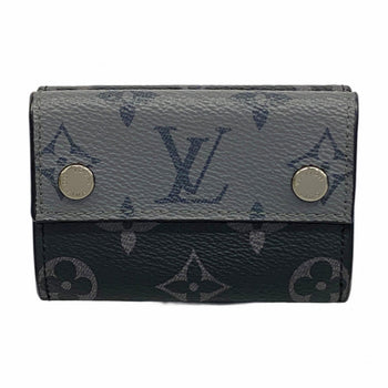 Louis Vuitton Monogram Eclipse Reverse Discovery Compact Wallet M45417