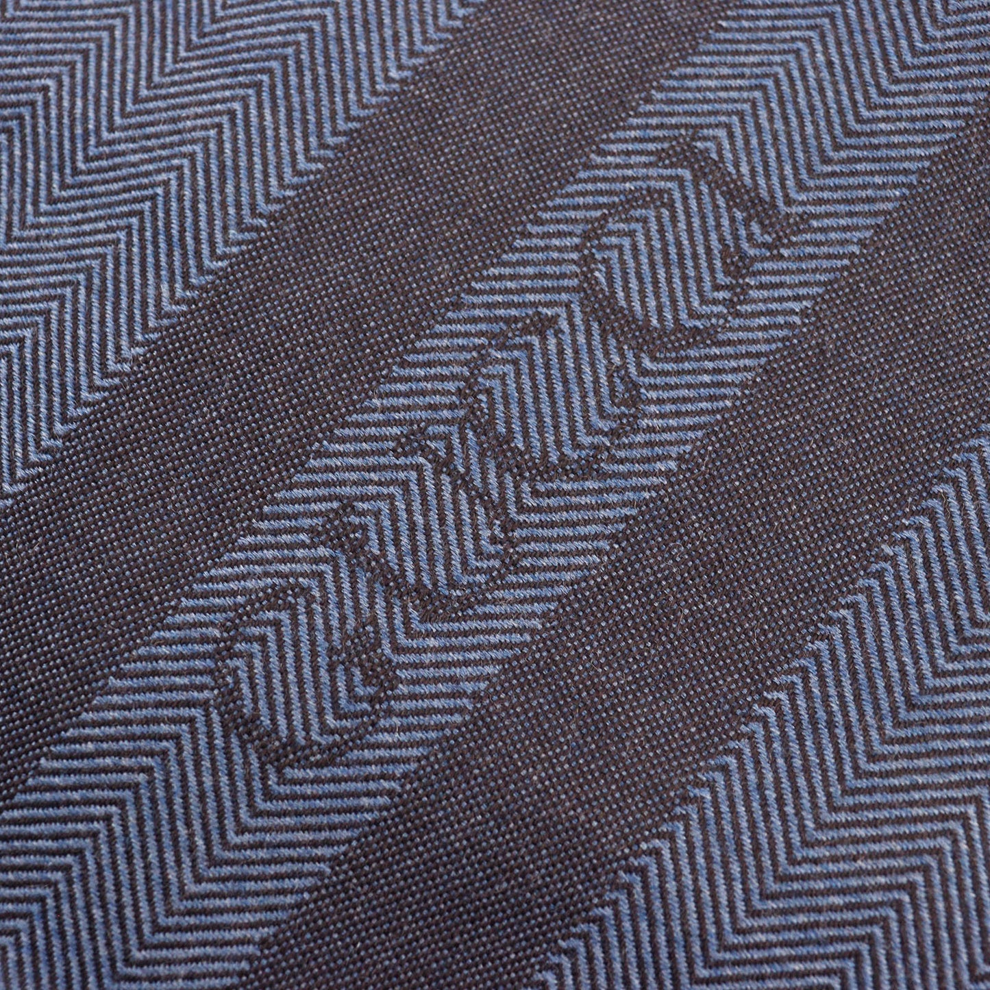 Gucci 100% Wool Herringbone Pattern Shawl With Embroidered Logo And Fringe