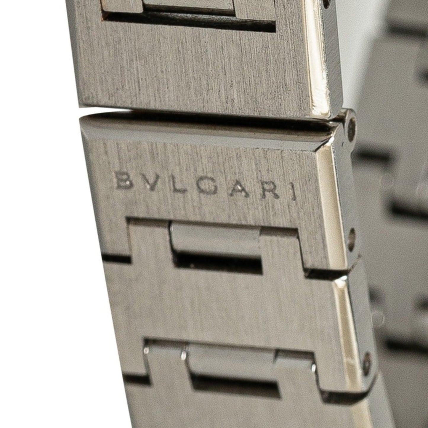 Bvlgari Watch Bb23Ss Quartz Black Dial Stainless Steel