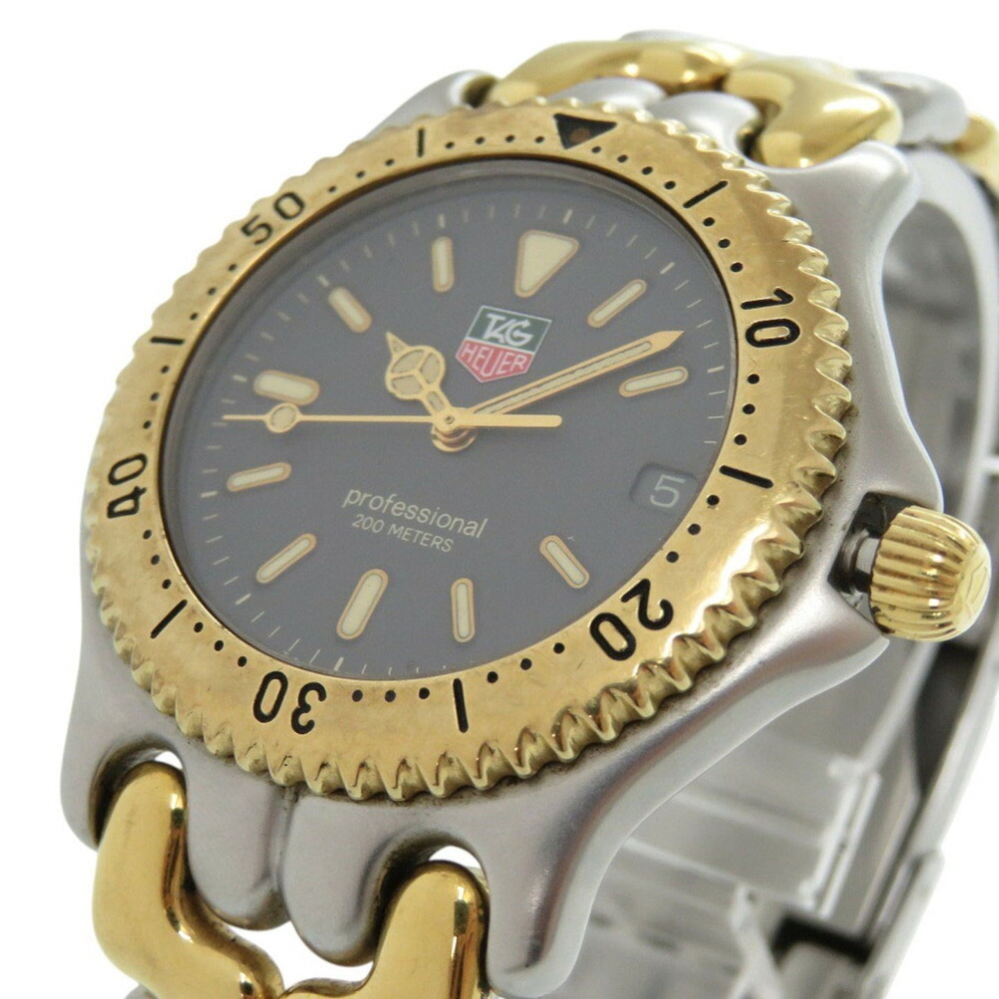 Tag Heuer Sel Professional S95.206 Stainless Steel Grey Quartz Watch 0179Tag Heuer