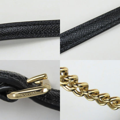 Coach Handbag F28977 Leather Black Mini