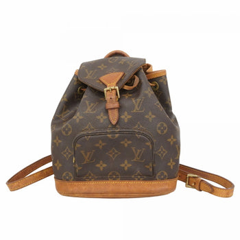 Louis Vuitton Monogram Mini Montsouris Backpack/Daypack M51137 Brown