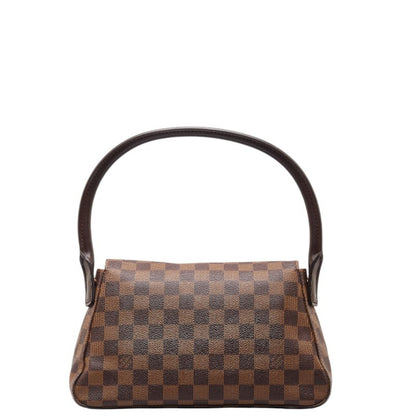 Louis Vuitton Damier Looping Special Order Handbag Shoulder Bag N51148 Brown Pvc Leather