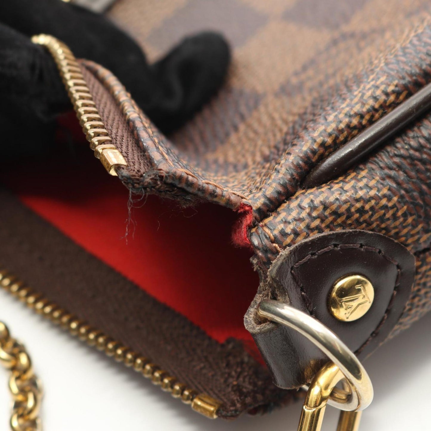 Louis Vuitton Eva Damier Ebene Handbag