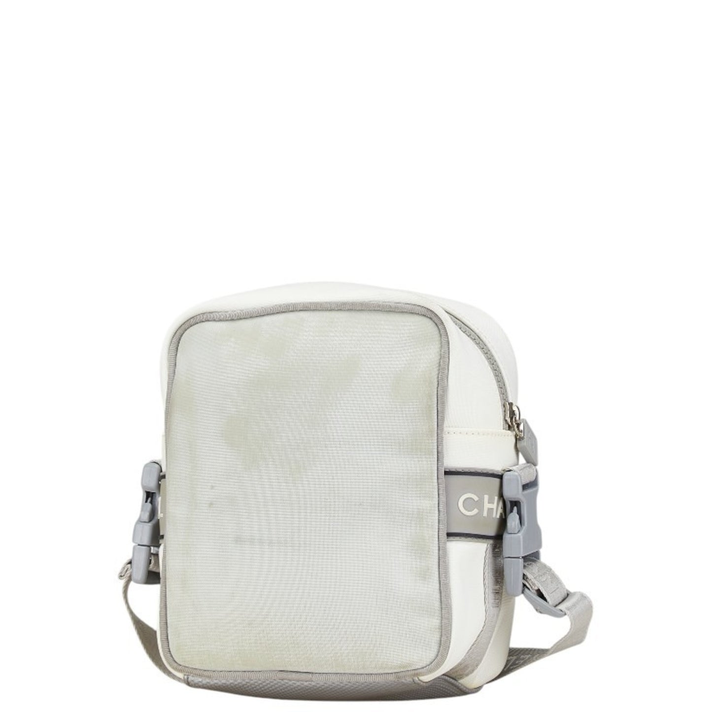 Chanel Sport Line Coco Mark Crossbody Shoulder Bag In White