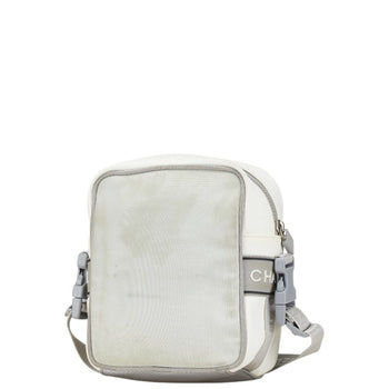 Chanel Sport Line Coco Mark Crossbody Shoulder Bag In White