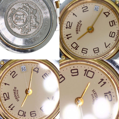 Hermes Clipper Old Buckle Watch Stainless Steel Ssxgp