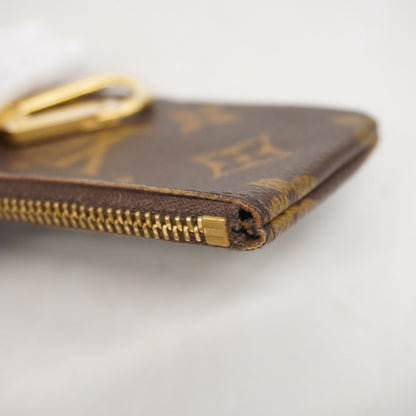 Louis Vuitton Monogram Pochette Cle Wallet/Coin Case M62650 Brown