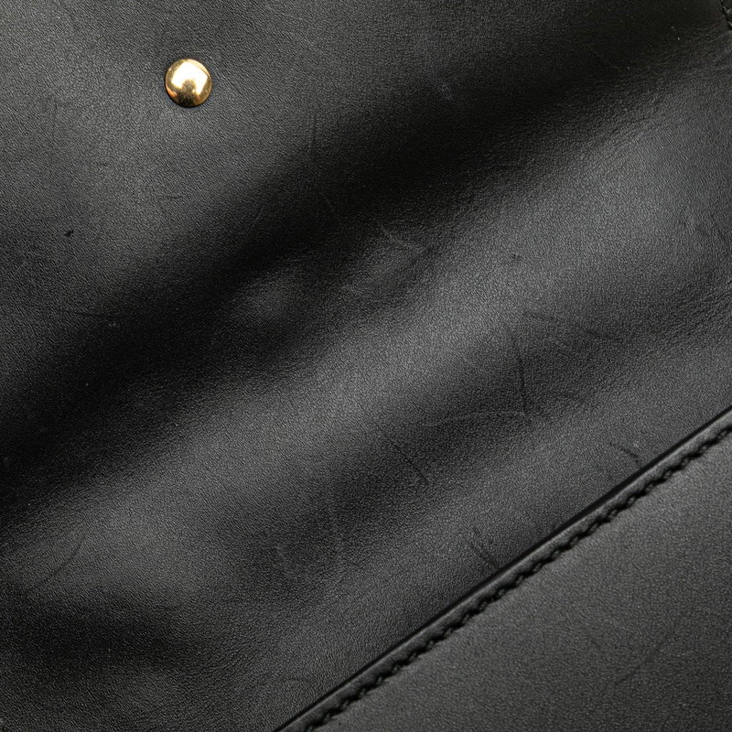 Gucci Sylvie Mini Chain Shoulder Bag 431666 Black Leather