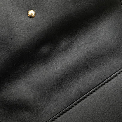 Gucci Sylvie Mini Chain Shoulder Bag 431666 Black Leather