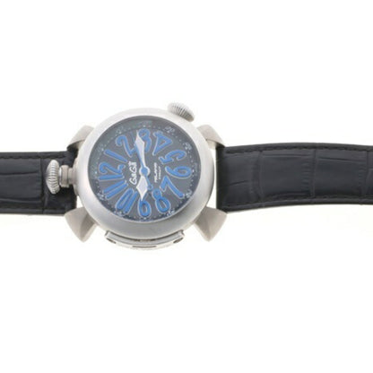 Gaga Milano Manuale Diving 48Mm 5040.4 Black Blue Automatic Watch A-158399