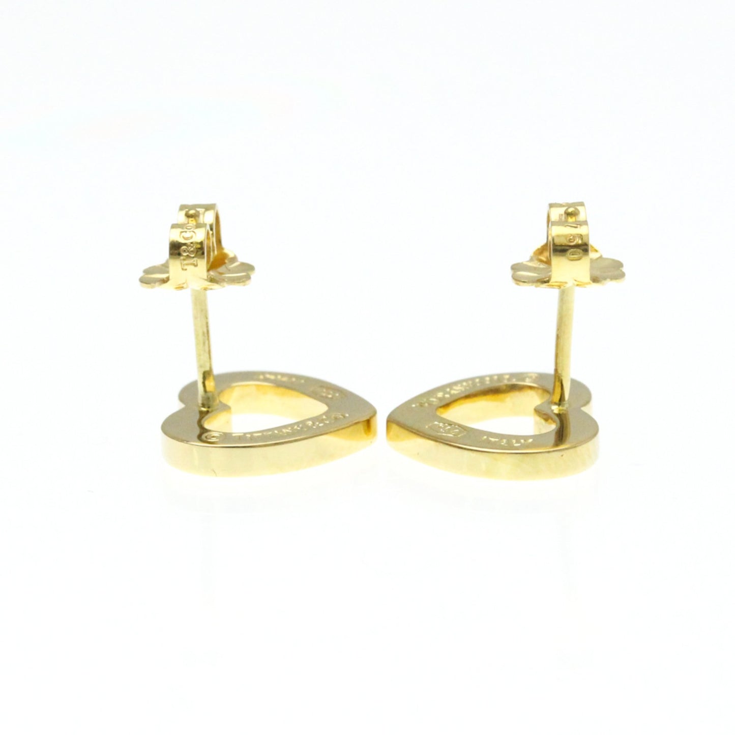 Tiffany Heart Earrings No Stone Yellow Gold (18K) Stud Earrings Gold