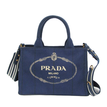 Prada Canapa S Size 1Bg439 Women'S Canvas Shoulder Bag