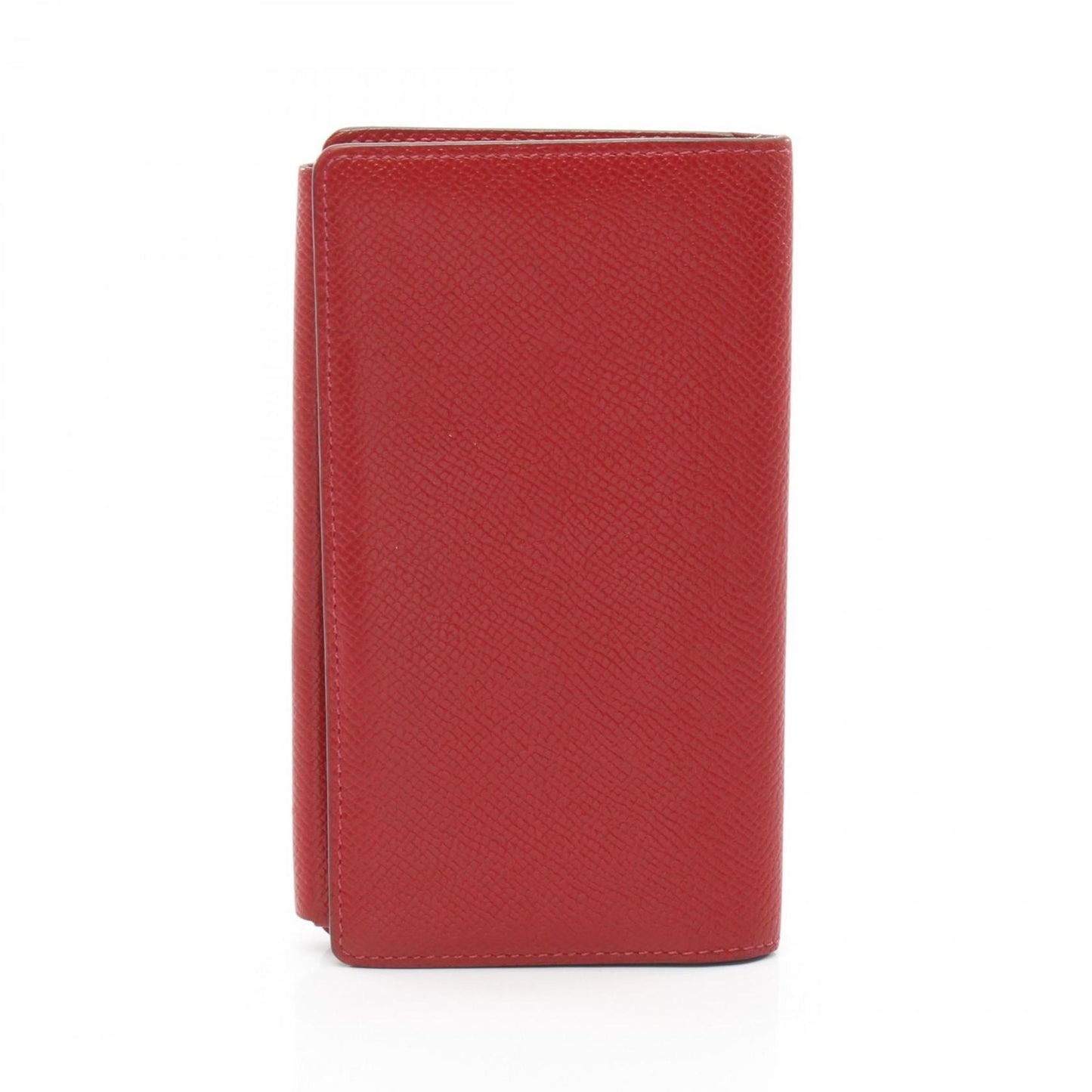 Hermes Herms Etui Smart Classic Rouge Piment Bifold Wallet