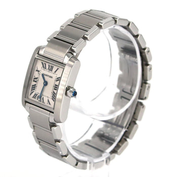 Cartier Tank Francaise Sm W51008Q3 Ss Wristwatch Quartz