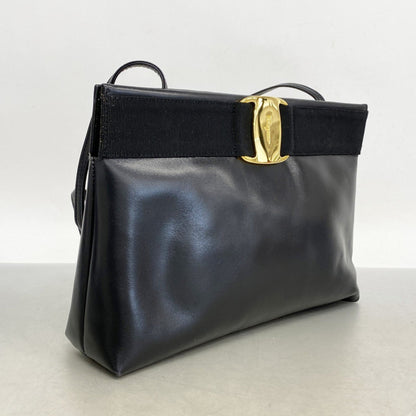Salvatore Ferragamo Vara Leather Shoulder Bag