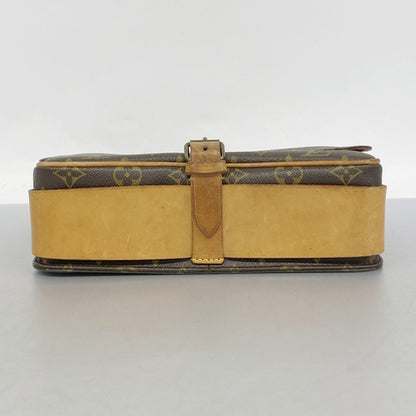 Louis Vuitton Monogram Cartouchiere Gm Shoulder Bag M51252 Brown