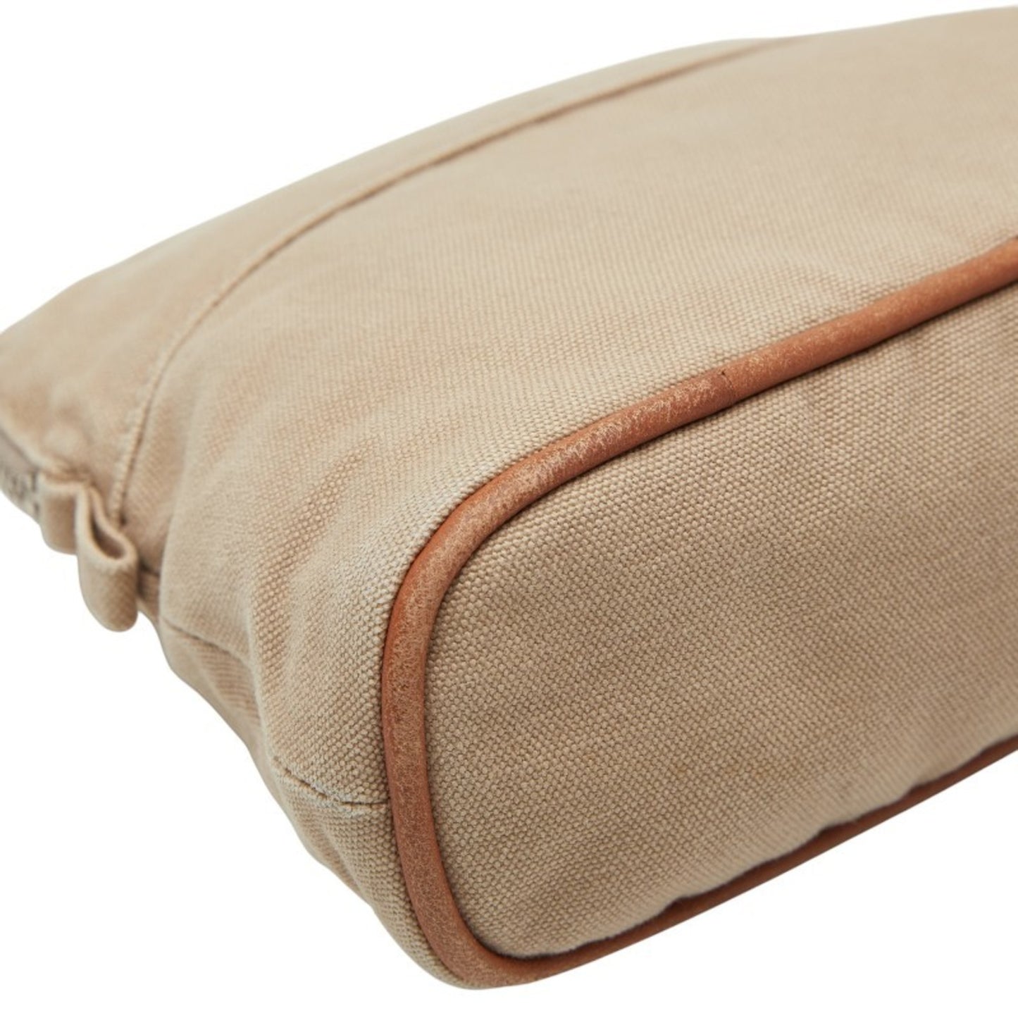 Hermes Bolide Pouch 20 Beige Canvas