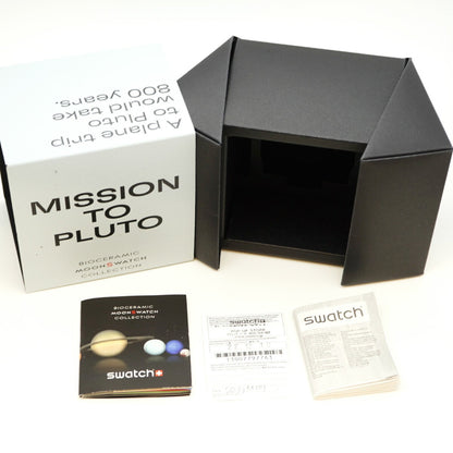 Swatch X Omega Mission To Pluto So33M101 White Dial
