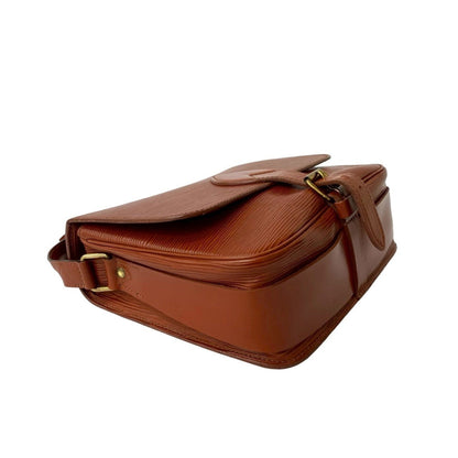 Louis Vuitton Culteciel Epi Leather Shoulder Bag/Pochette In Kenya Brown