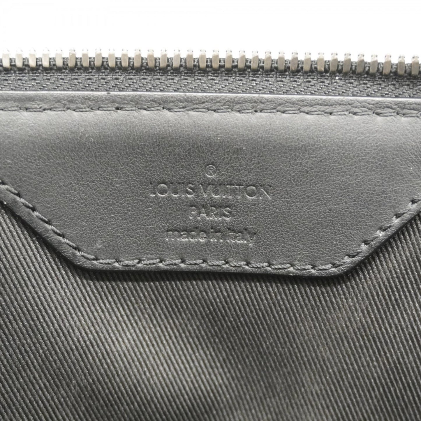 Louis Vuitton Monogram Eclipse Sac Plaque Tote Bag M46456 Black