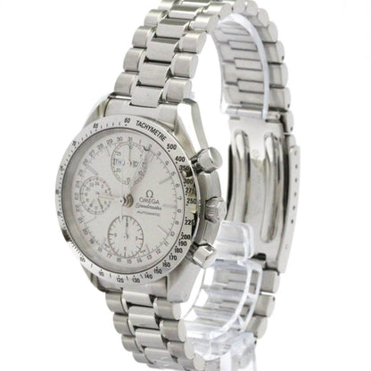 Omega Speedmaster Triple Date Steel Automatic Watch 3521.30 Polished